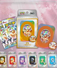 Blooming Legends Eevee and Friends tin gift box with holographic magnet cards and Blooming Legends booster packs